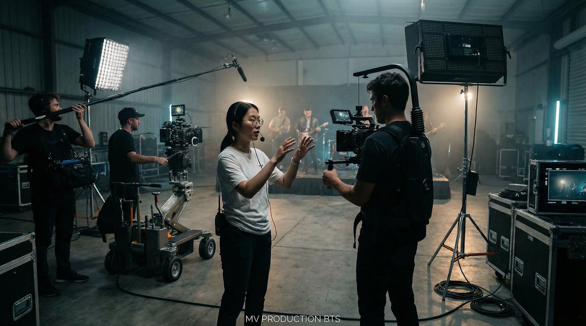 精神小妹MV拍摄现场